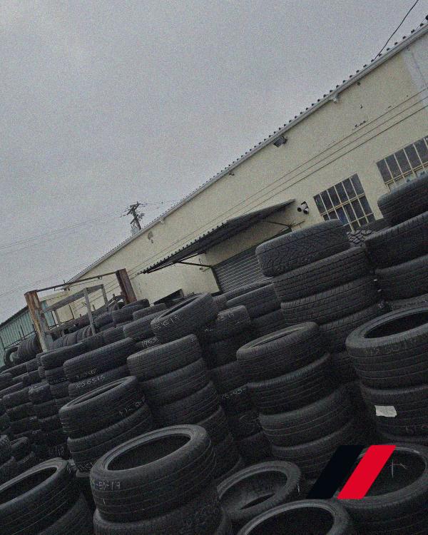 Stacked tires for West End Tire on Lee Street Southwest in Atlanta Georgia